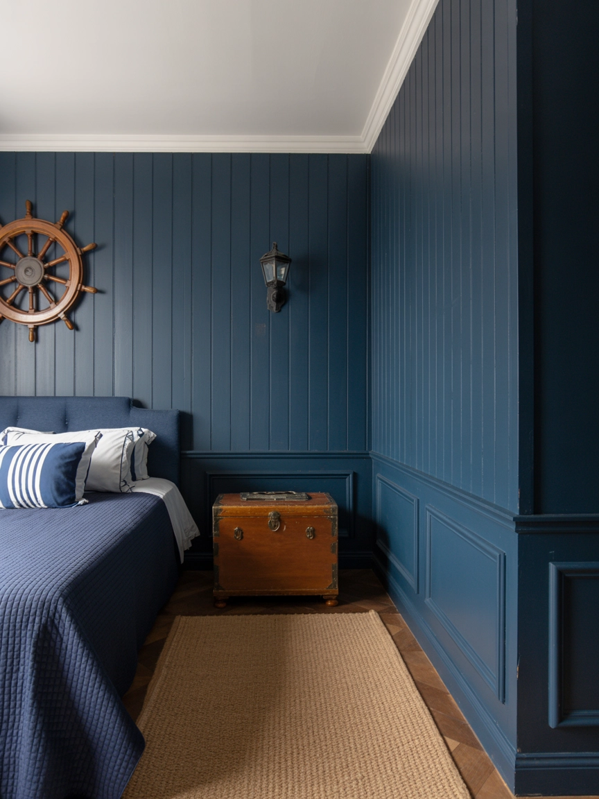 Dark Blue Bedroom Ideas 7