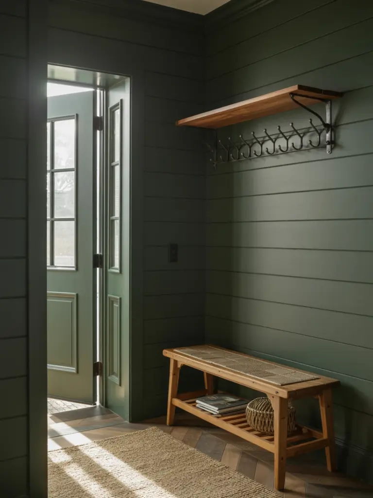 Dark Green Entryway 1
