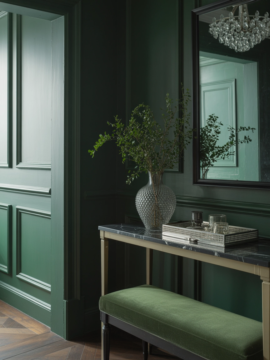 Dark Green Entryway 10