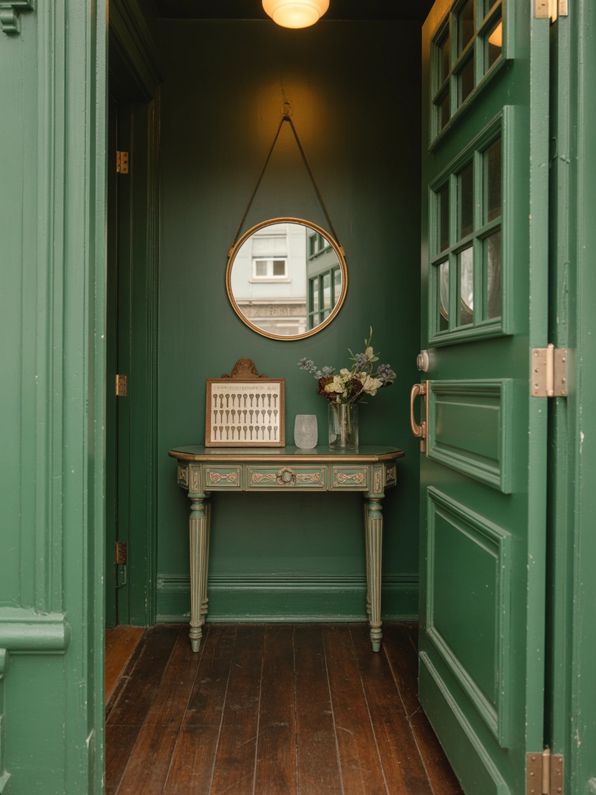 Dark Green Entryway 2