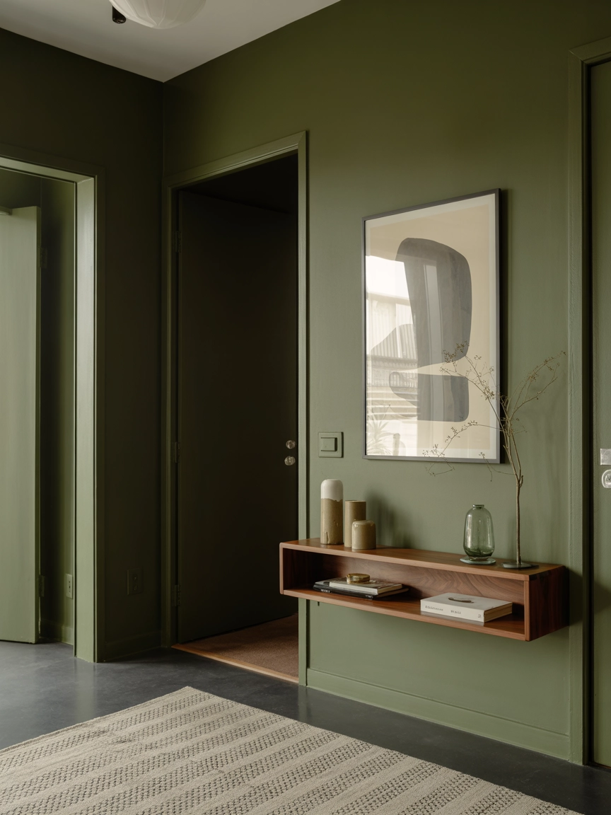 Dark Green Entryway 3
