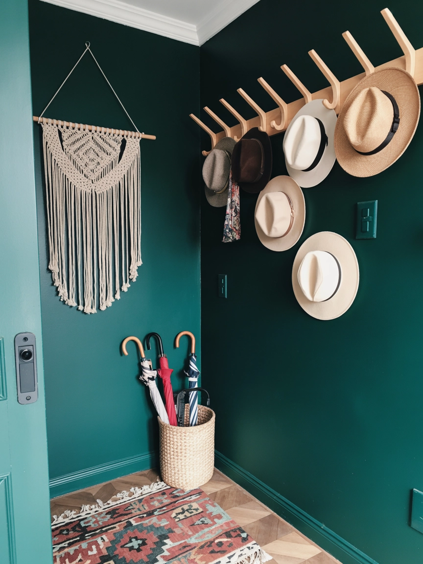 Dark Green Entryway 5