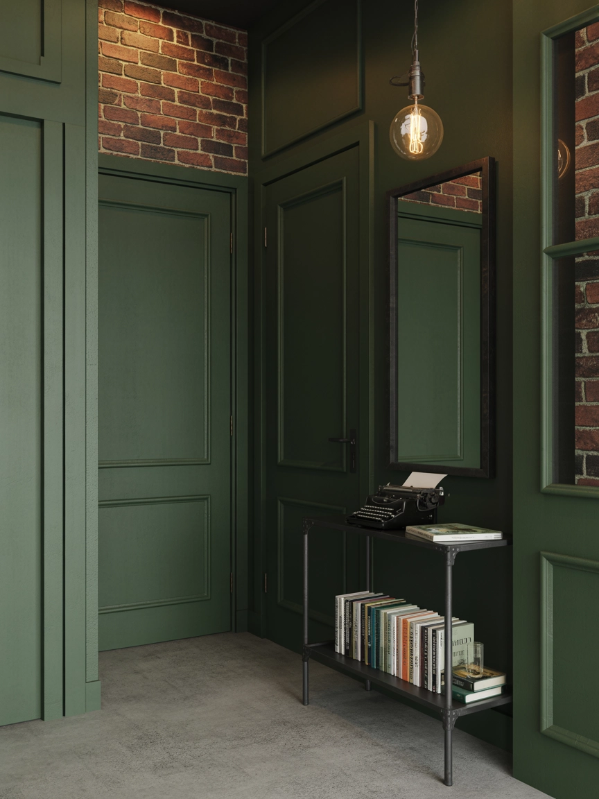 Dark Green Entryway 7