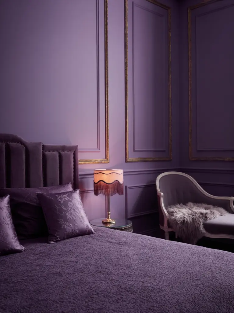 Dark Purple Bedroom 1