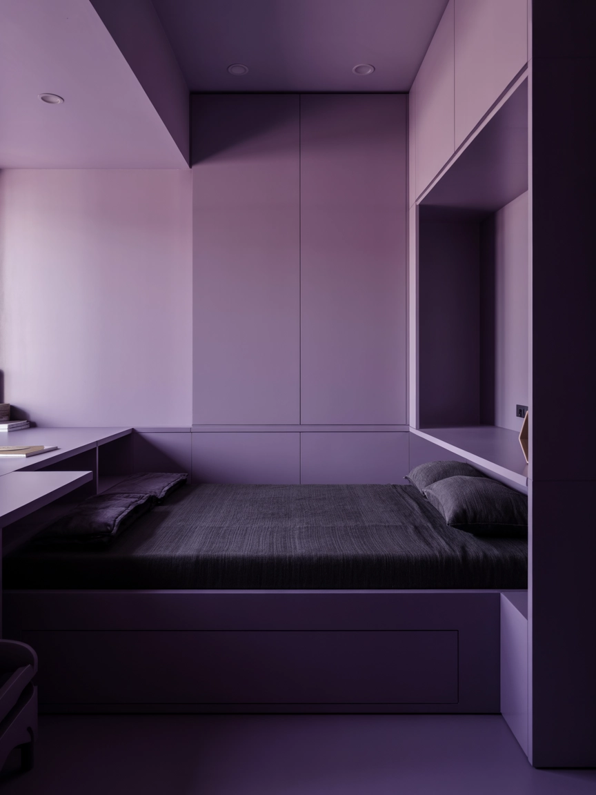 Dark Purple Bedroom 4
