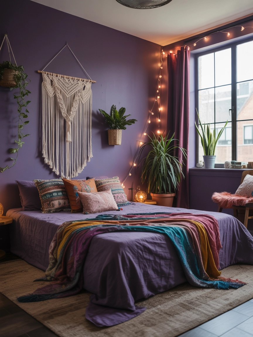 Dark Purple Bedroom 5