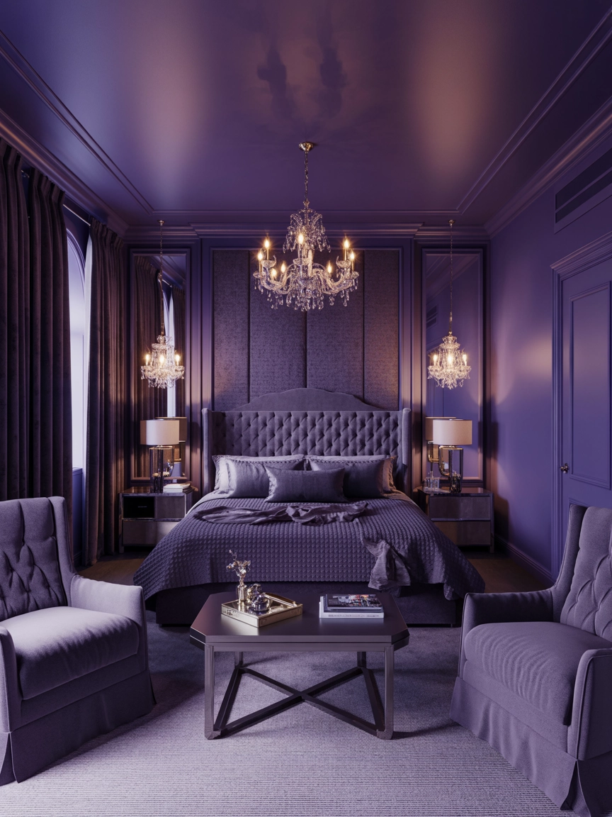 Dark Purple Bedroom 6