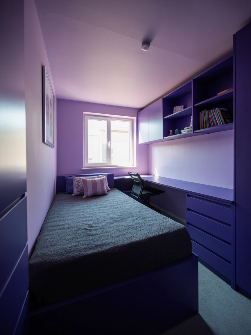 Dark Purple Bedroom 7