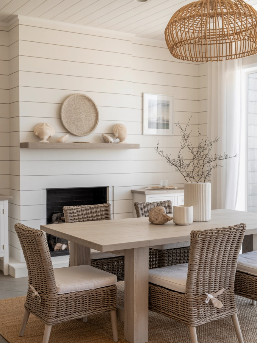 Dining Room With Fireplace 7