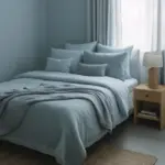 Dusty Blue Bedroom 1