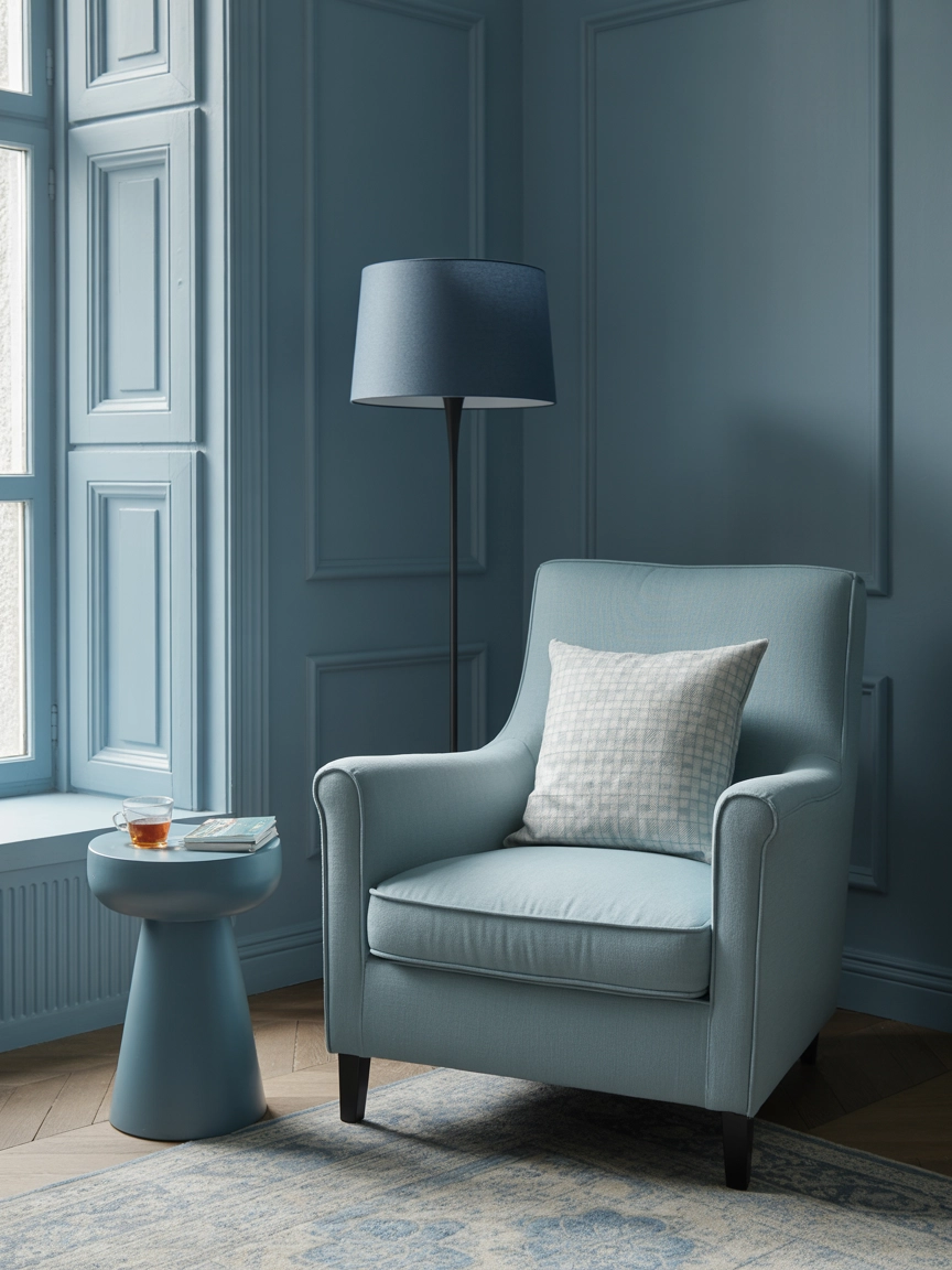 Dusty Blue Bedroom 2