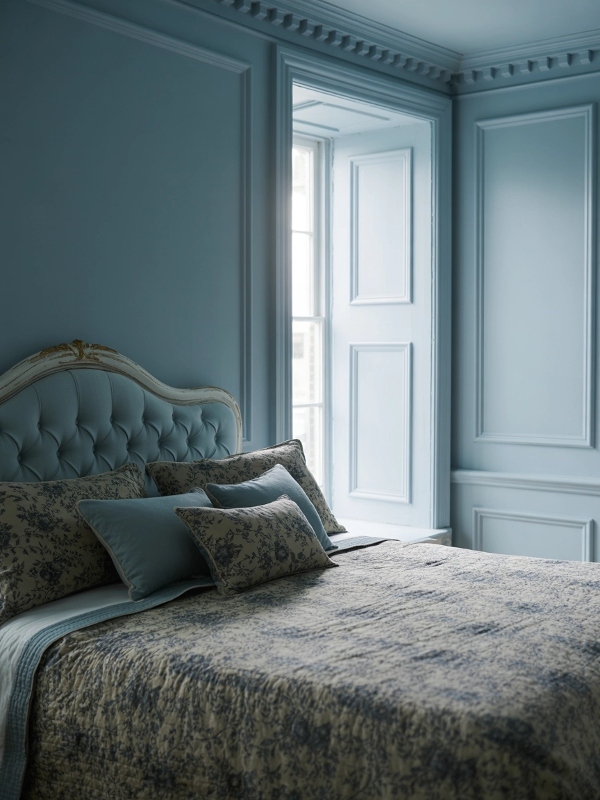 Dusty Blue Bedroom 5