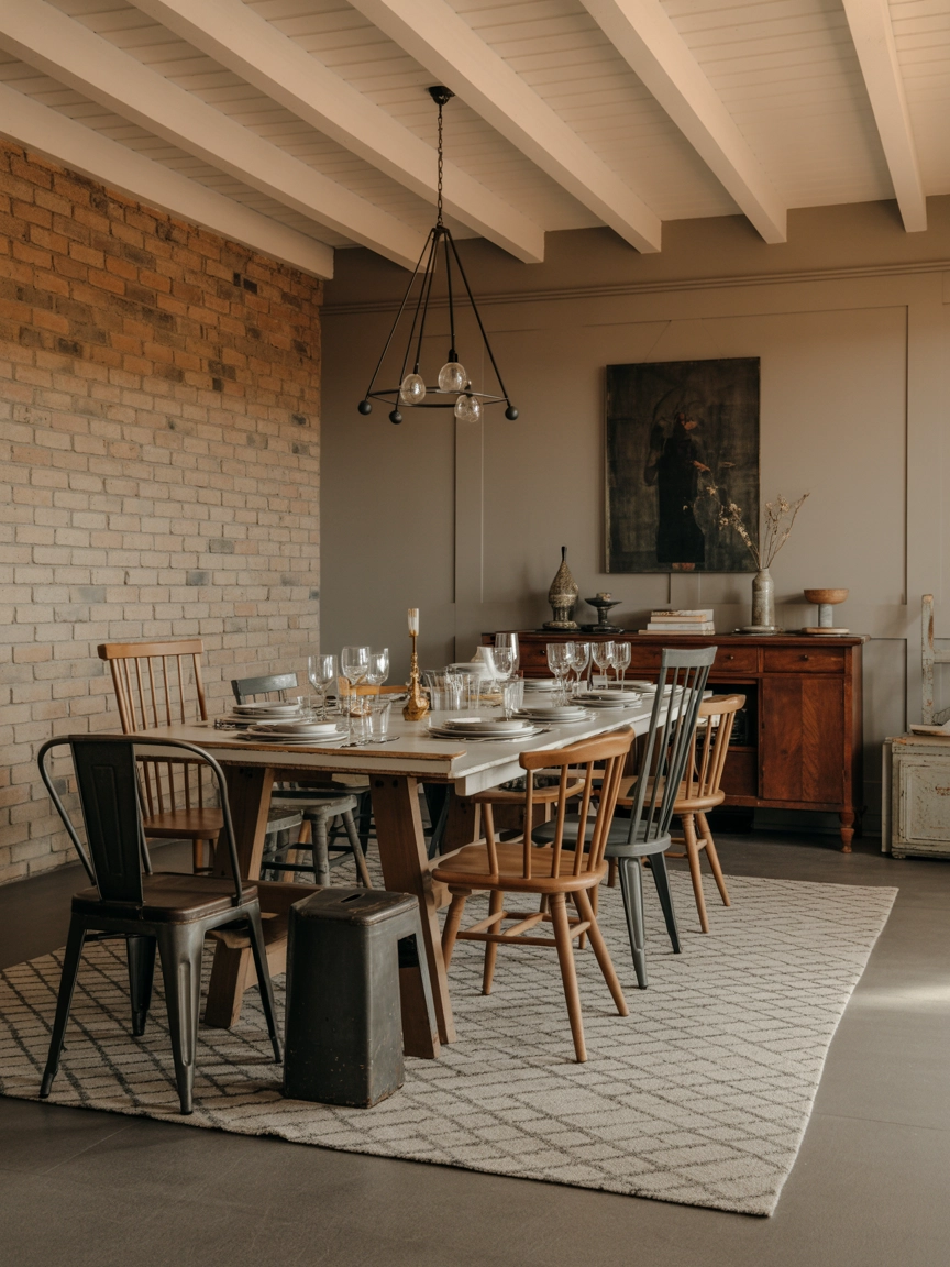Eclectic Dining Room 5