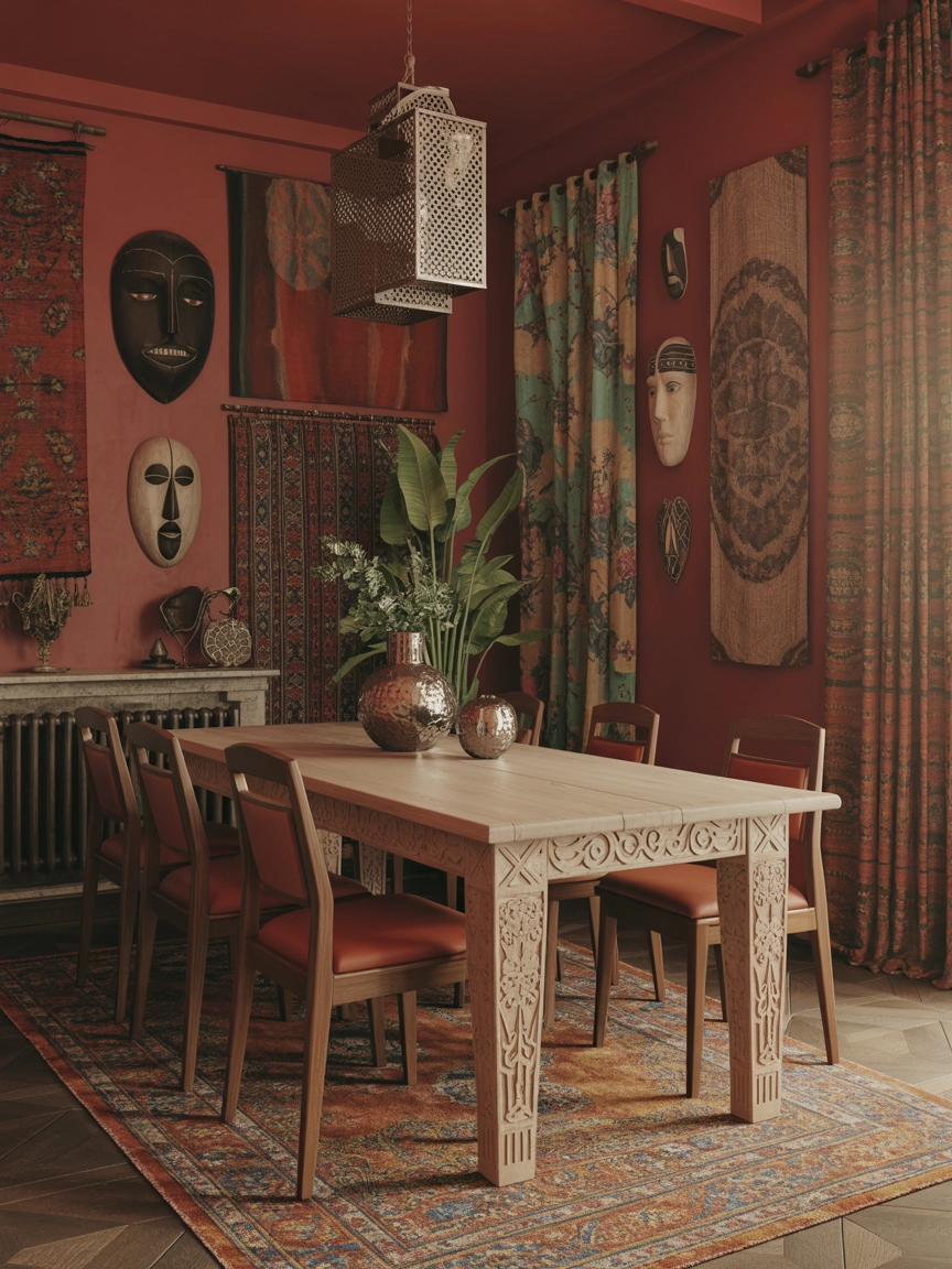 Eclectic Dining Room 8
