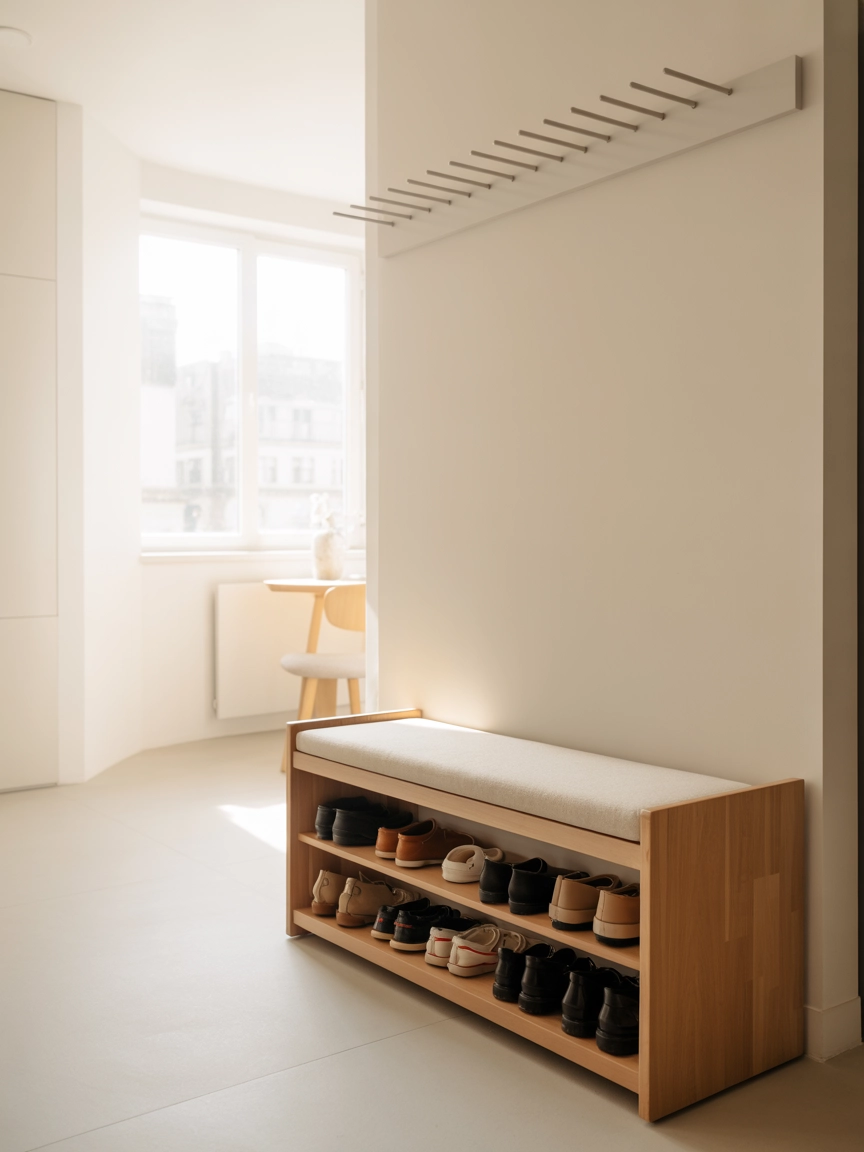 Foyer Shoe Storage 1
