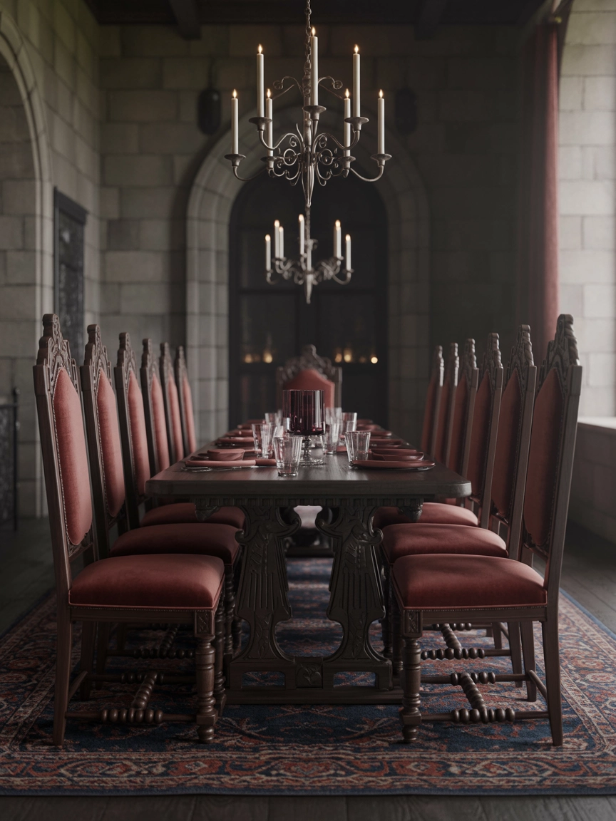 Gothic Dining Room 1