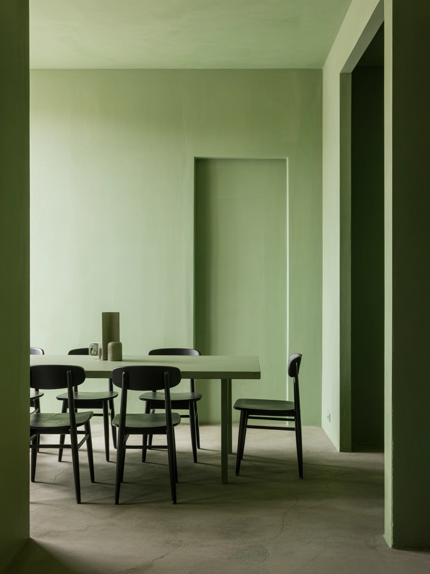 Green Dining Room 10
