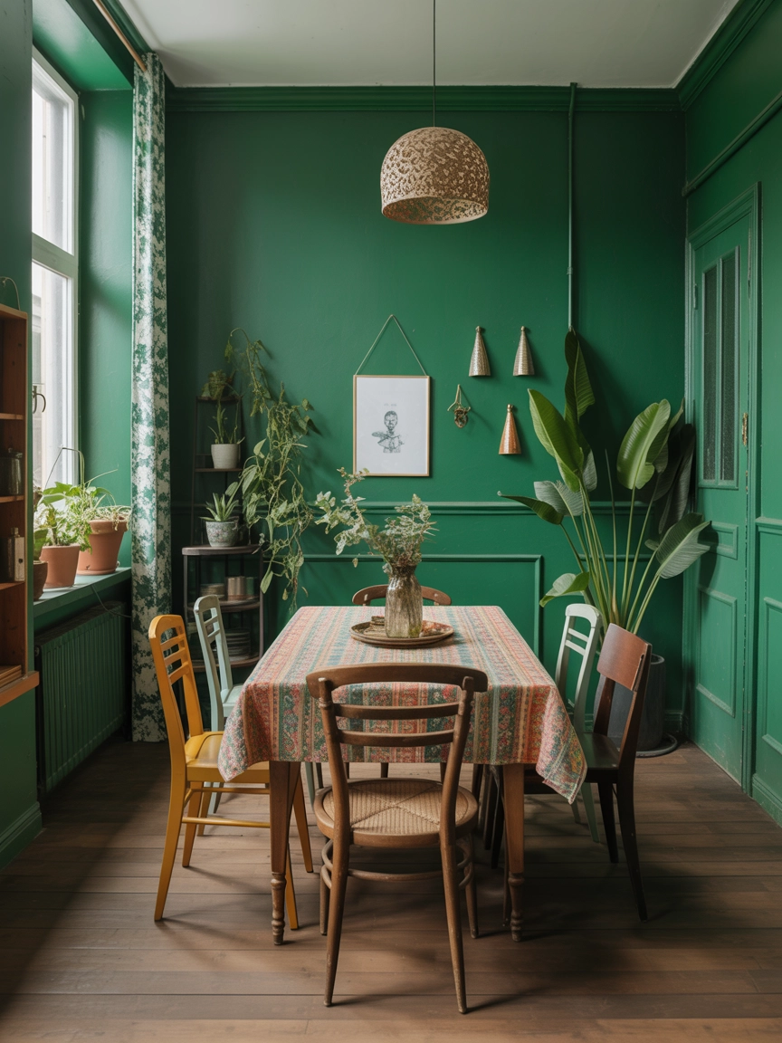 Green Dining Room 2