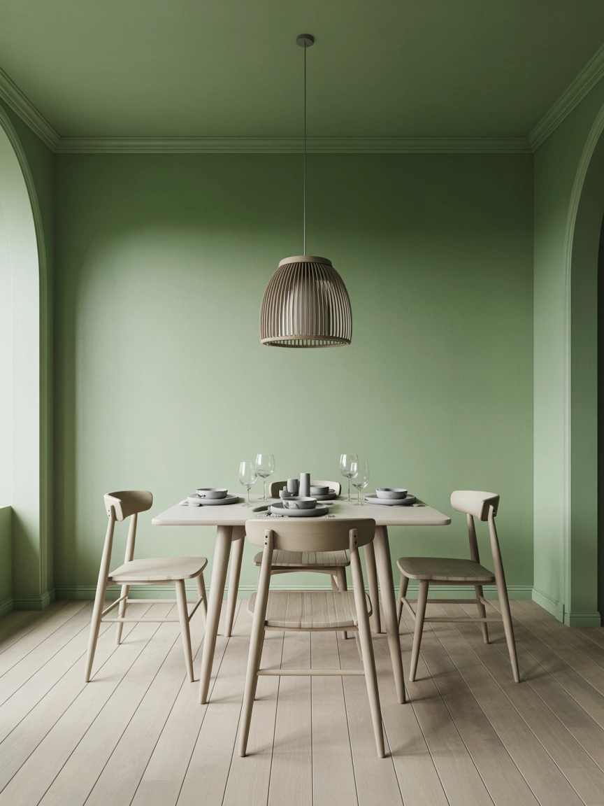Green Dining Room 3