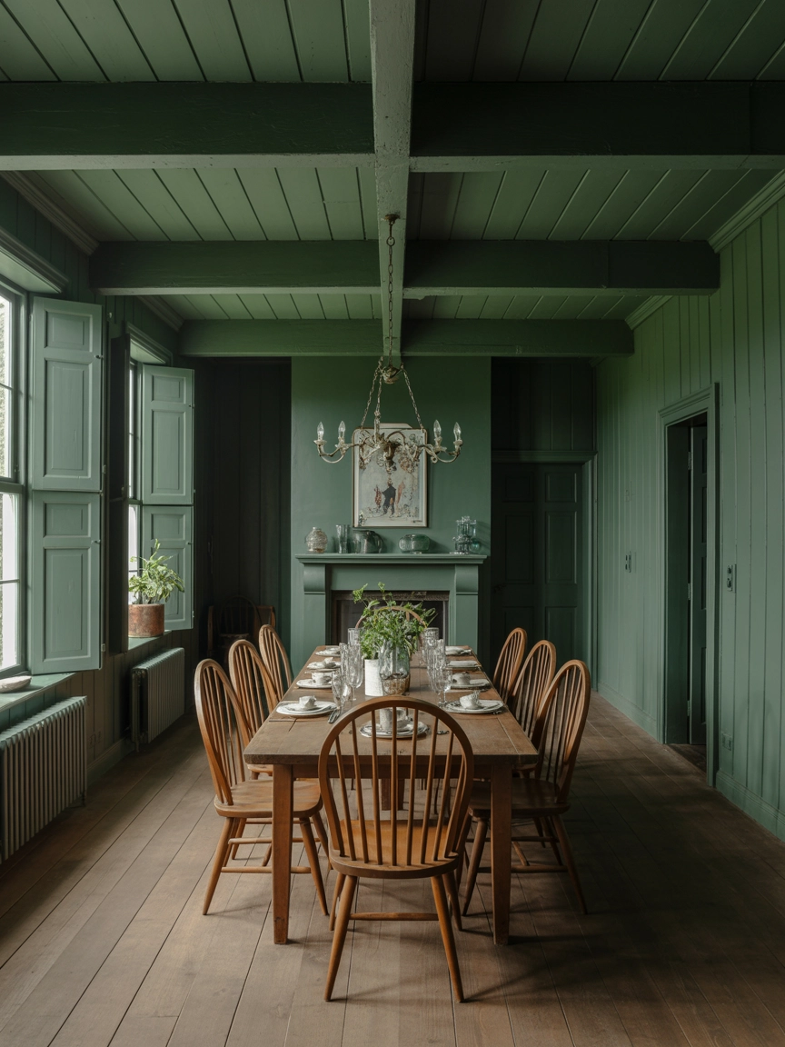 Green Dining Room 4