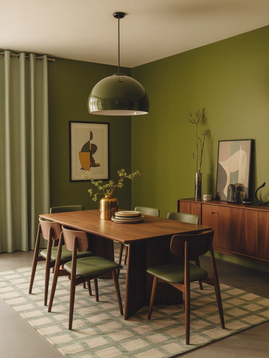 Green Dining Room 5