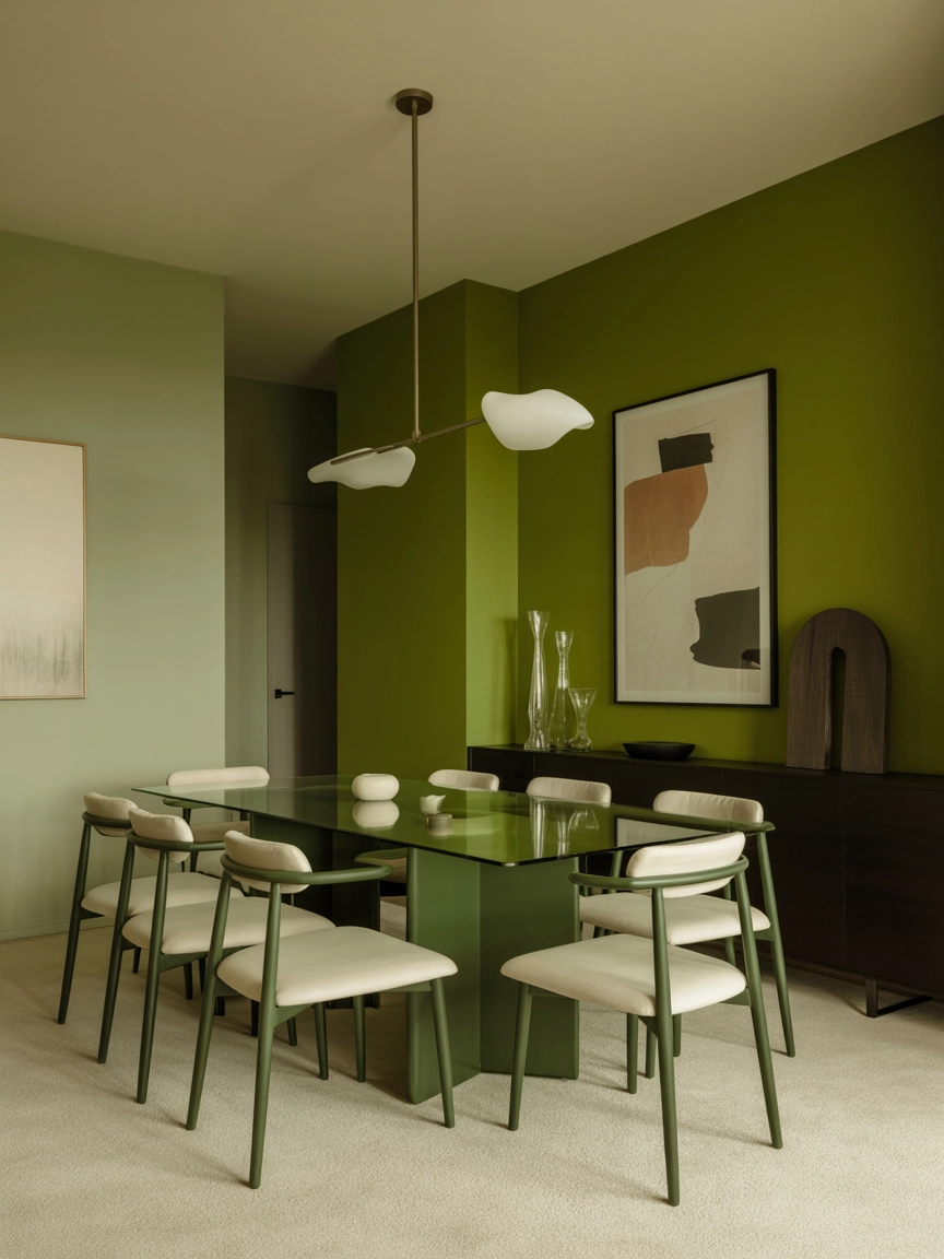 Green Dining Room 6
