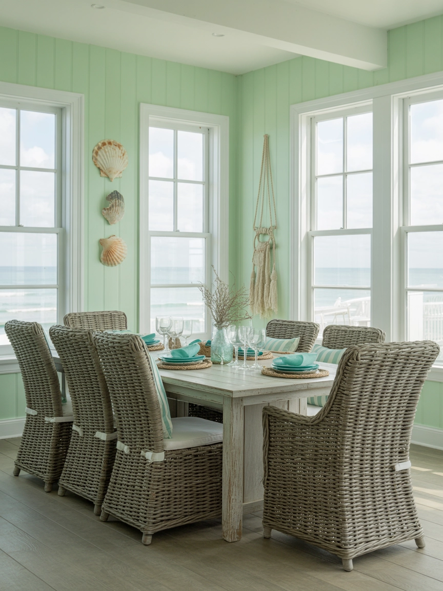 Green Dining Room 7