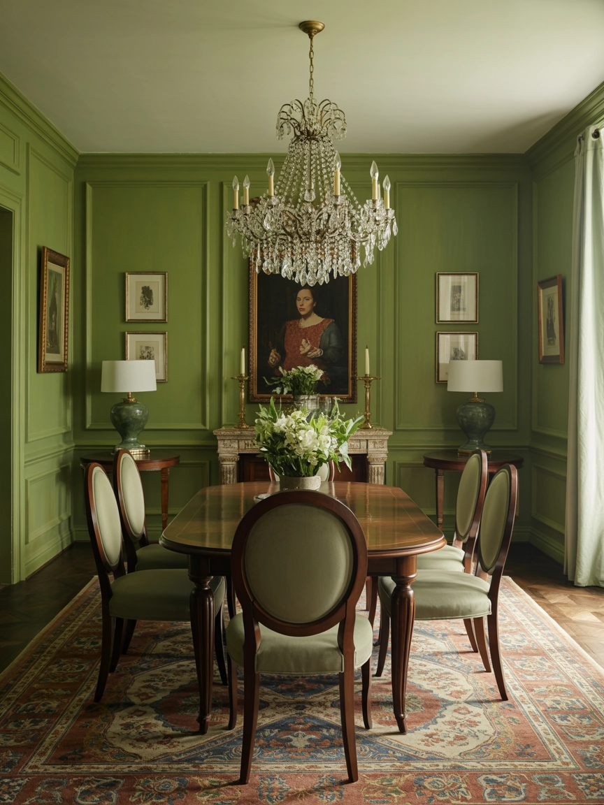 Green Dining Room 9