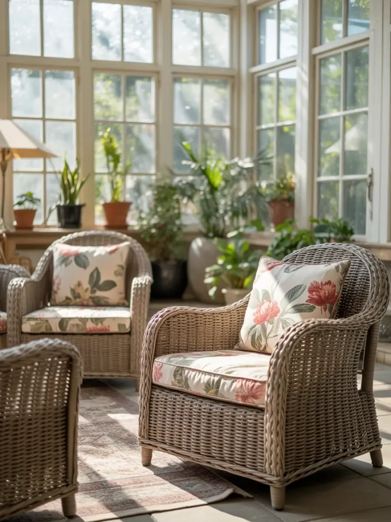 Indoor Sunroom Furniture Ideas 1