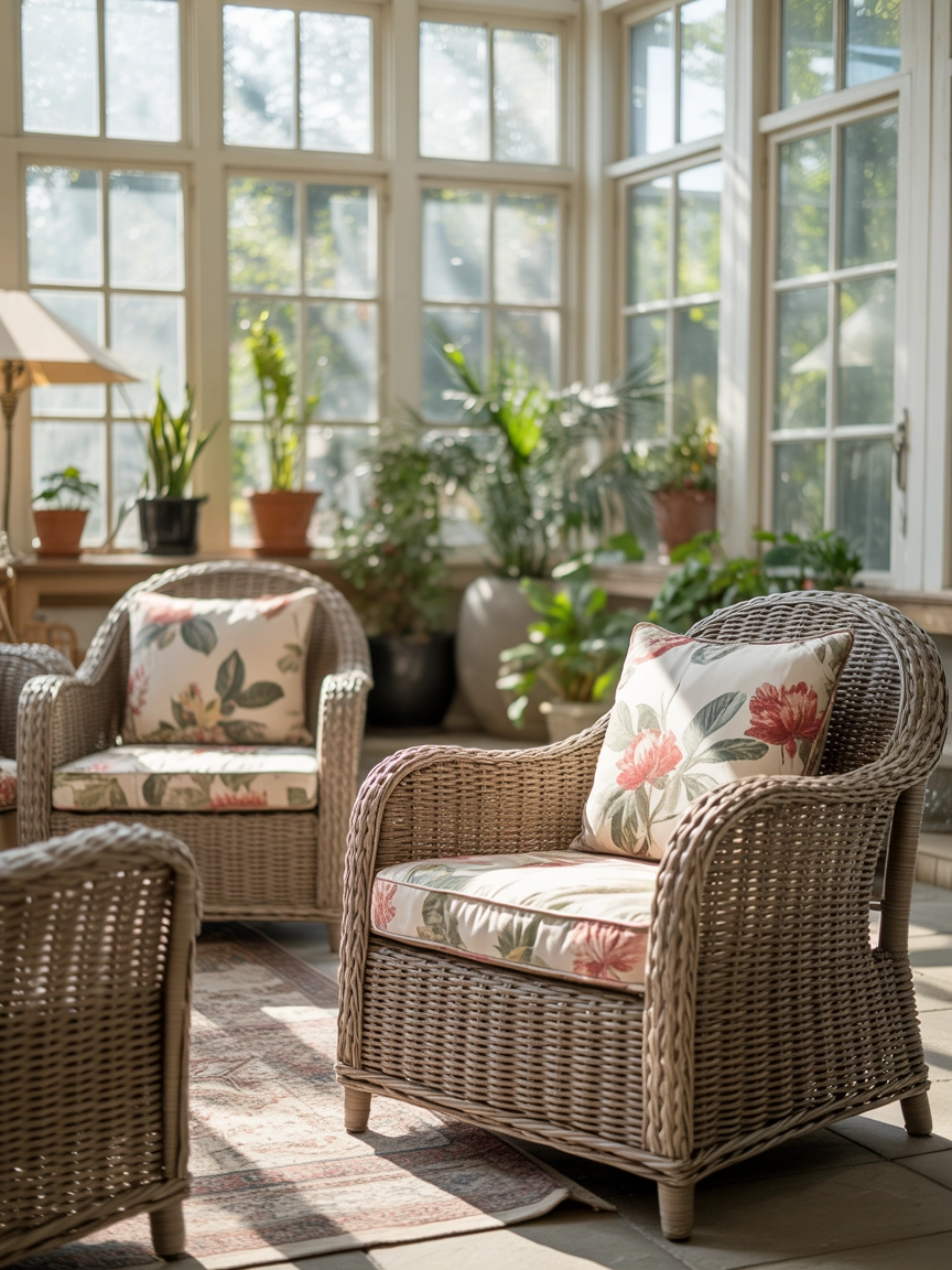 Indoor Sunroom Furniture Ideas 1