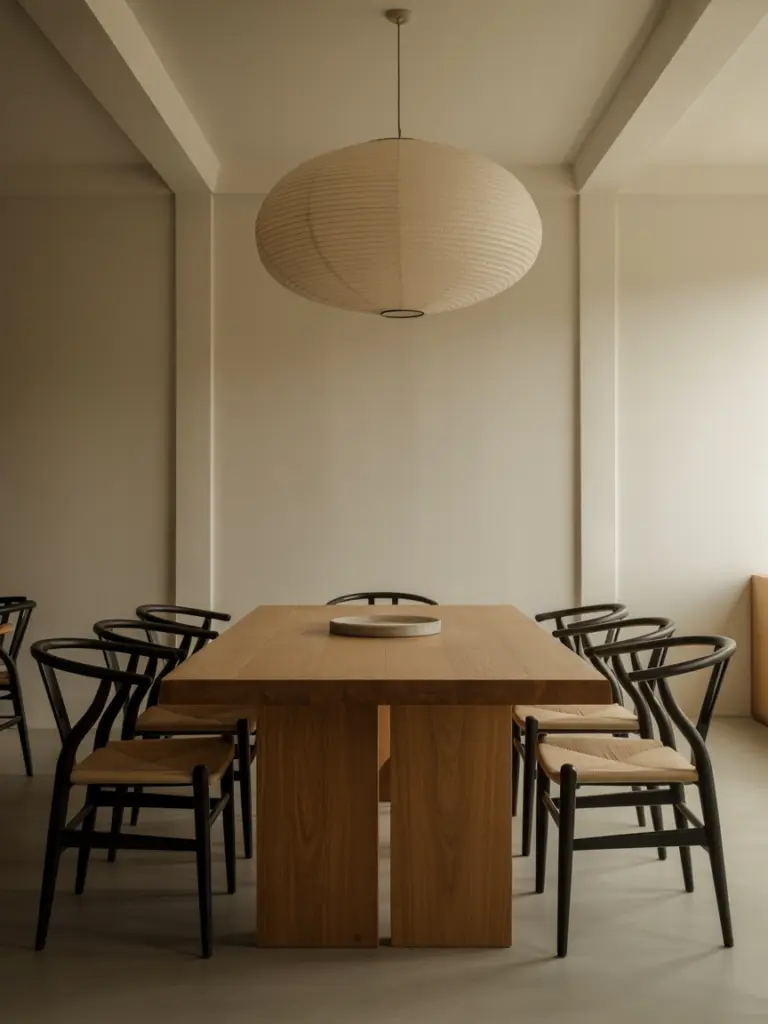 Japandi Dining Room Design 1