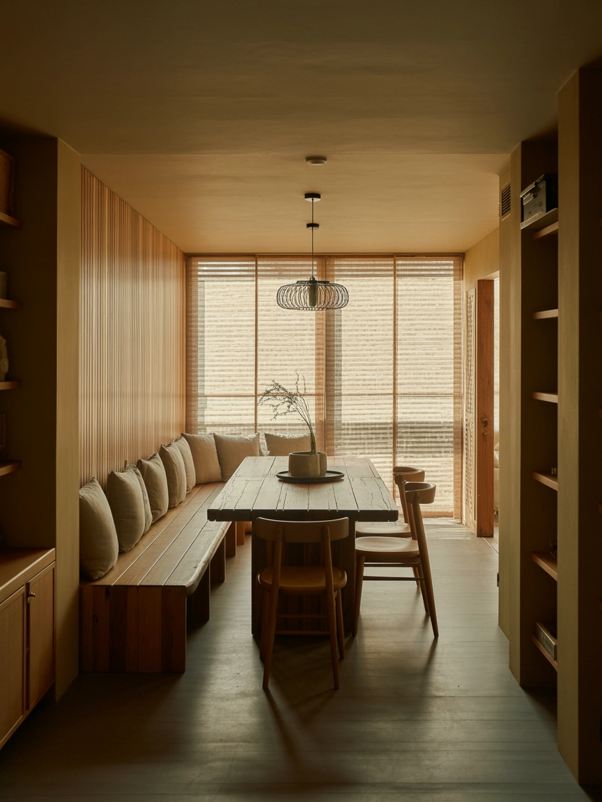 Japandi Dining Room Design 3