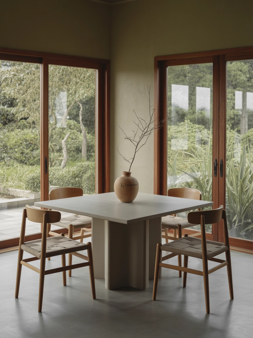Japandi Dining Room Design 4