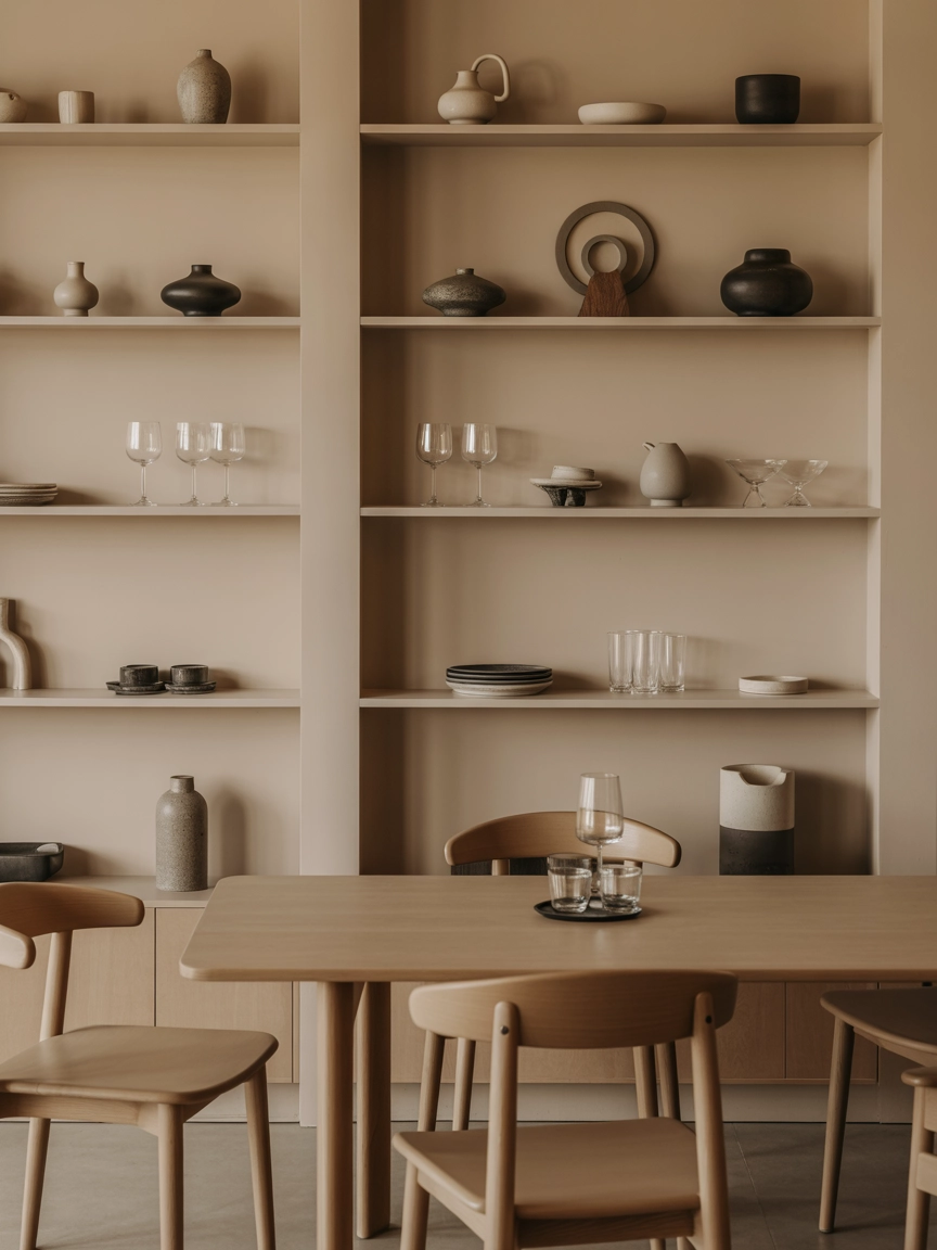 Japandi Dining Room Design 6