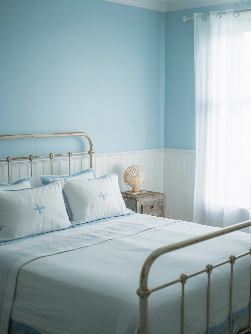 Light Blue Bedroom 1