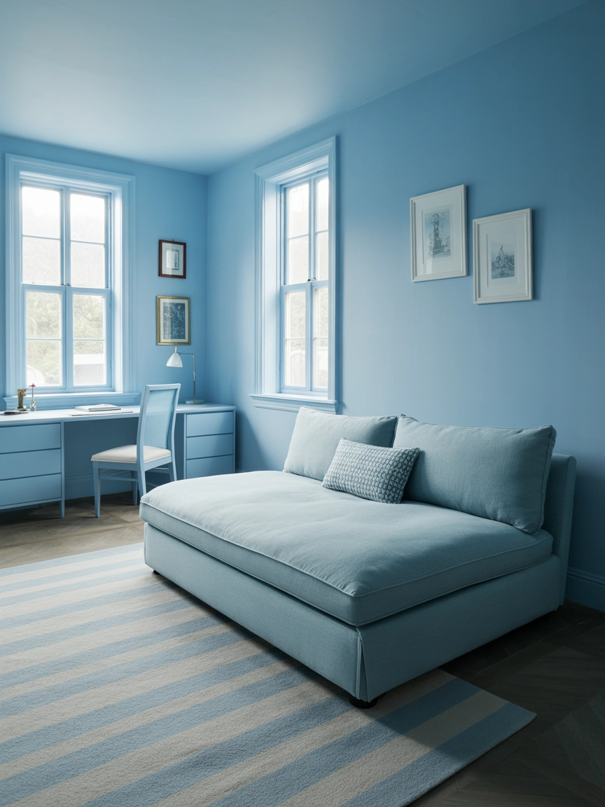 Light Blue Bedroom 10