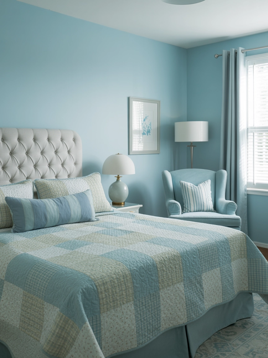 Light Blue Bedroom 3