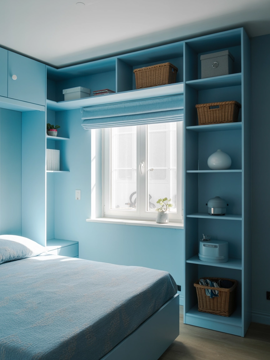 Light Blue Bedroom 6