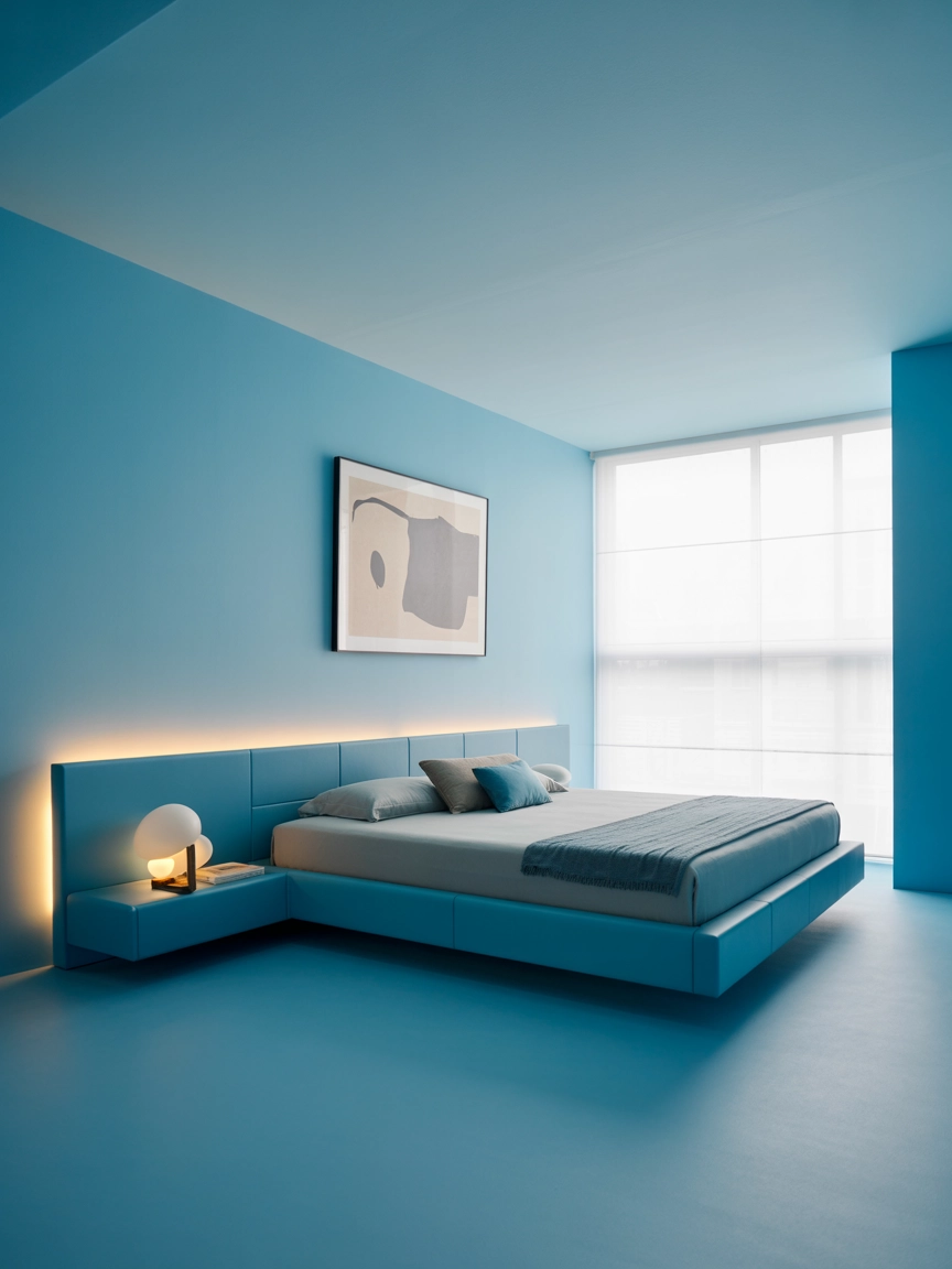 Light Blue Bedroom 8