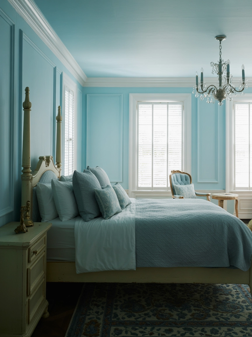 Light Blue Bedroom 9