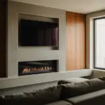 Living Room Fireplace With Tv 1