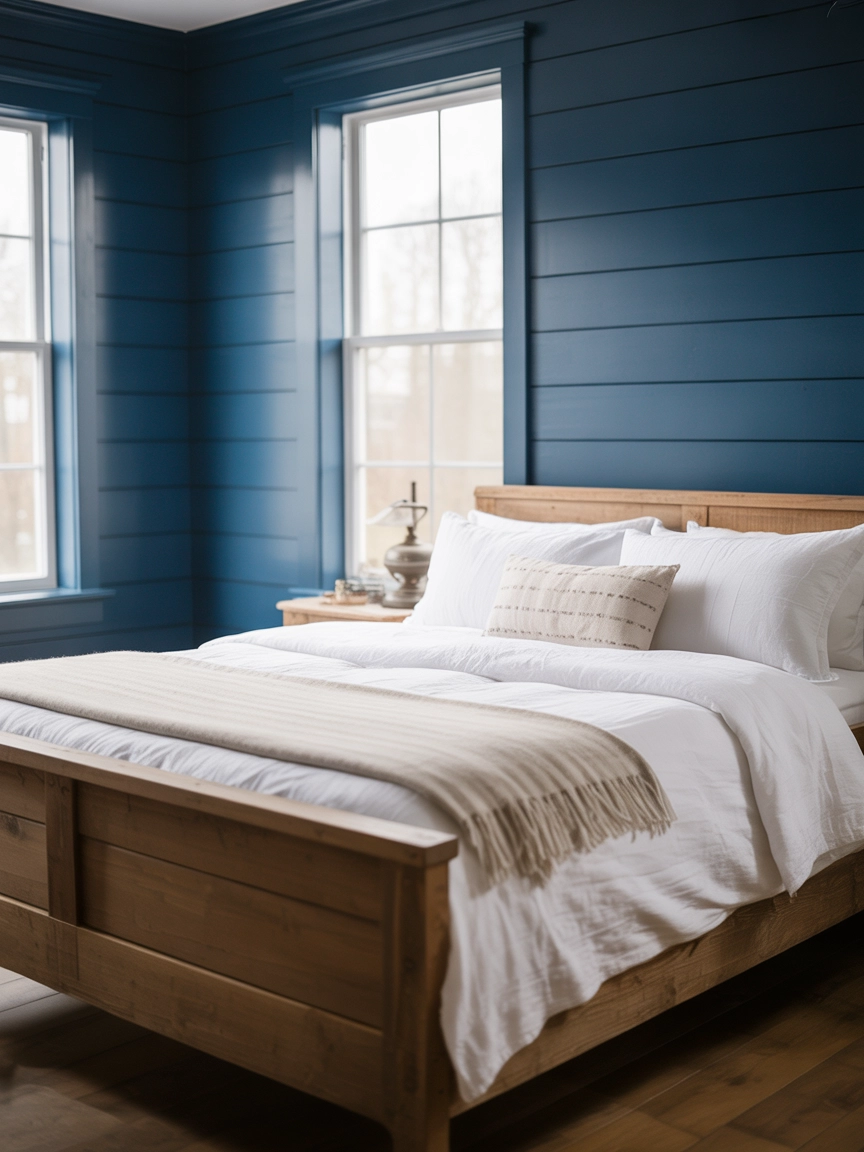Midnight Blue Bedroom 4