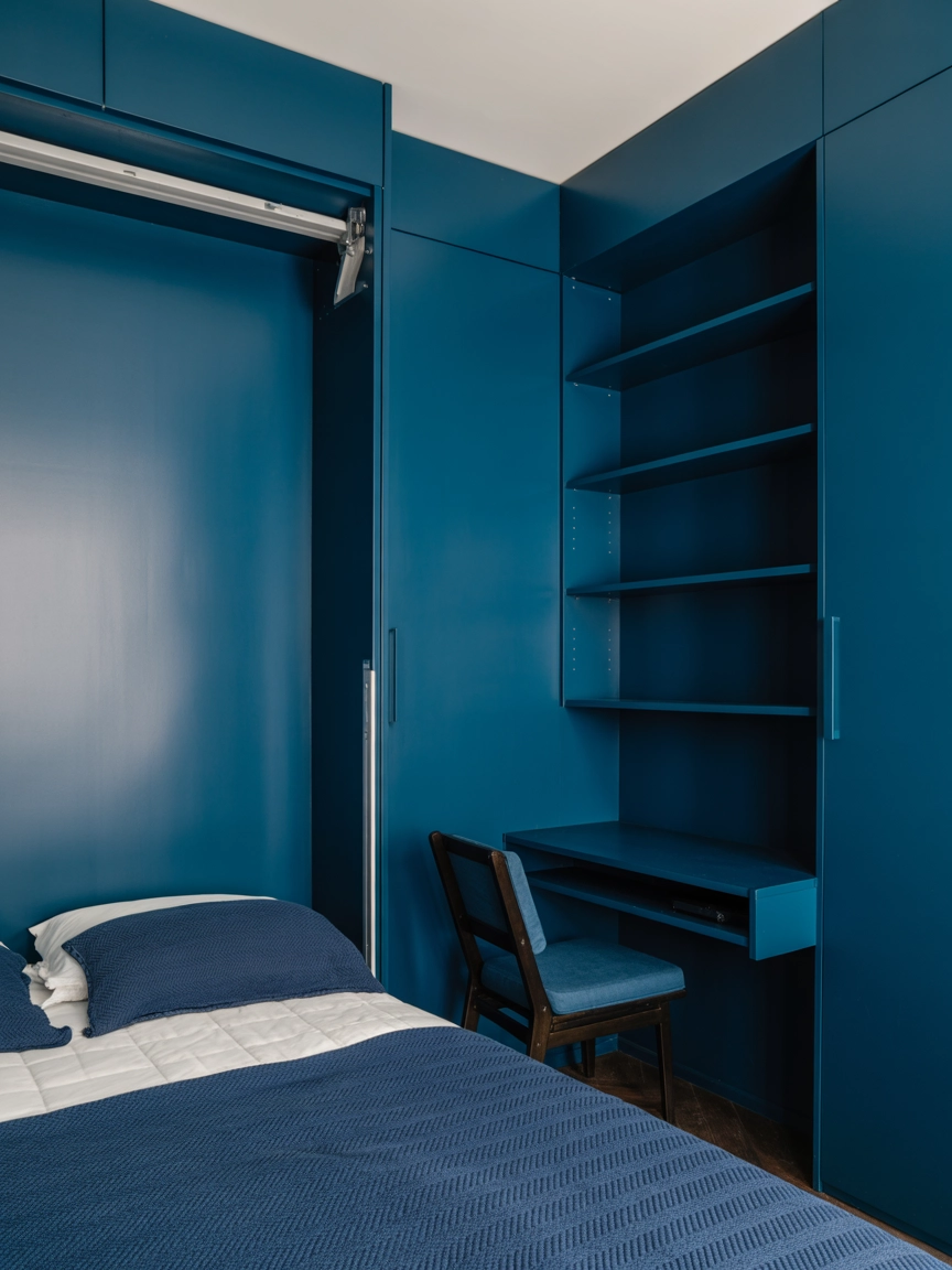Midnight Blue Bedroom 5
