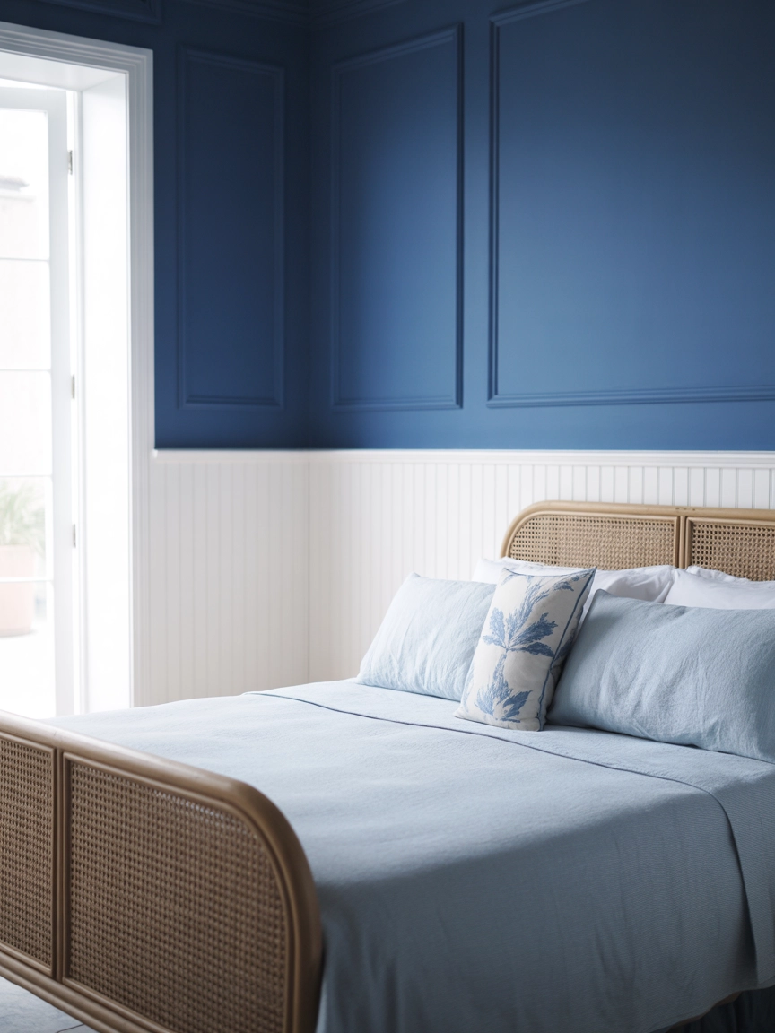Midnight Blue Bedroom 7