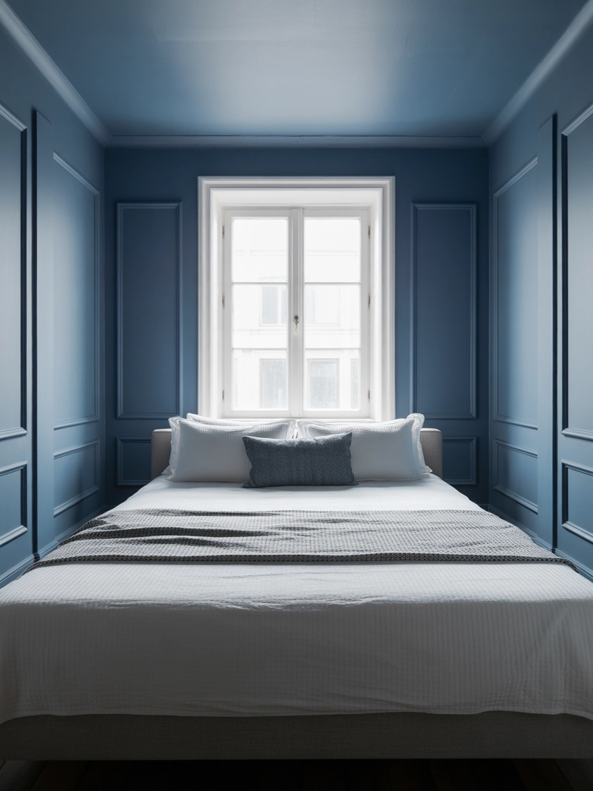 Midnight Blue Bedroom 9
