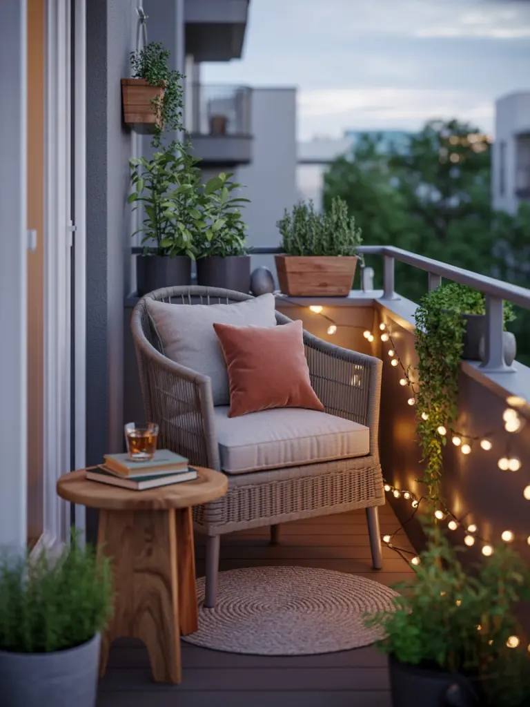 Mini Balcony Ideas Apartment 1