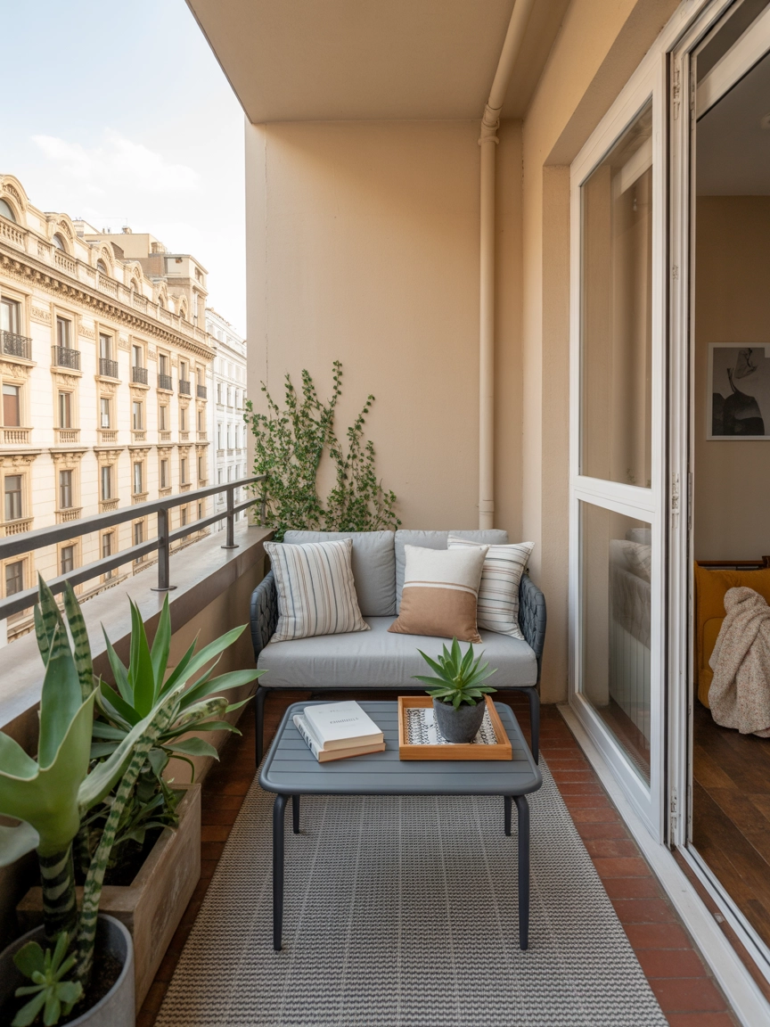 Mini Balcony Ideas Apartment 10