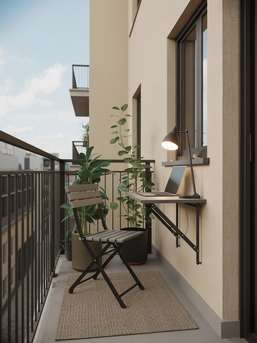 Mini Balcony Ideas Apartment 7