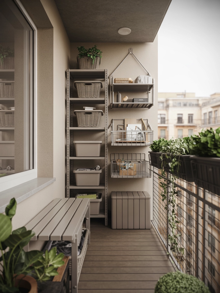 Mini Balcony Ideas Apartment 8