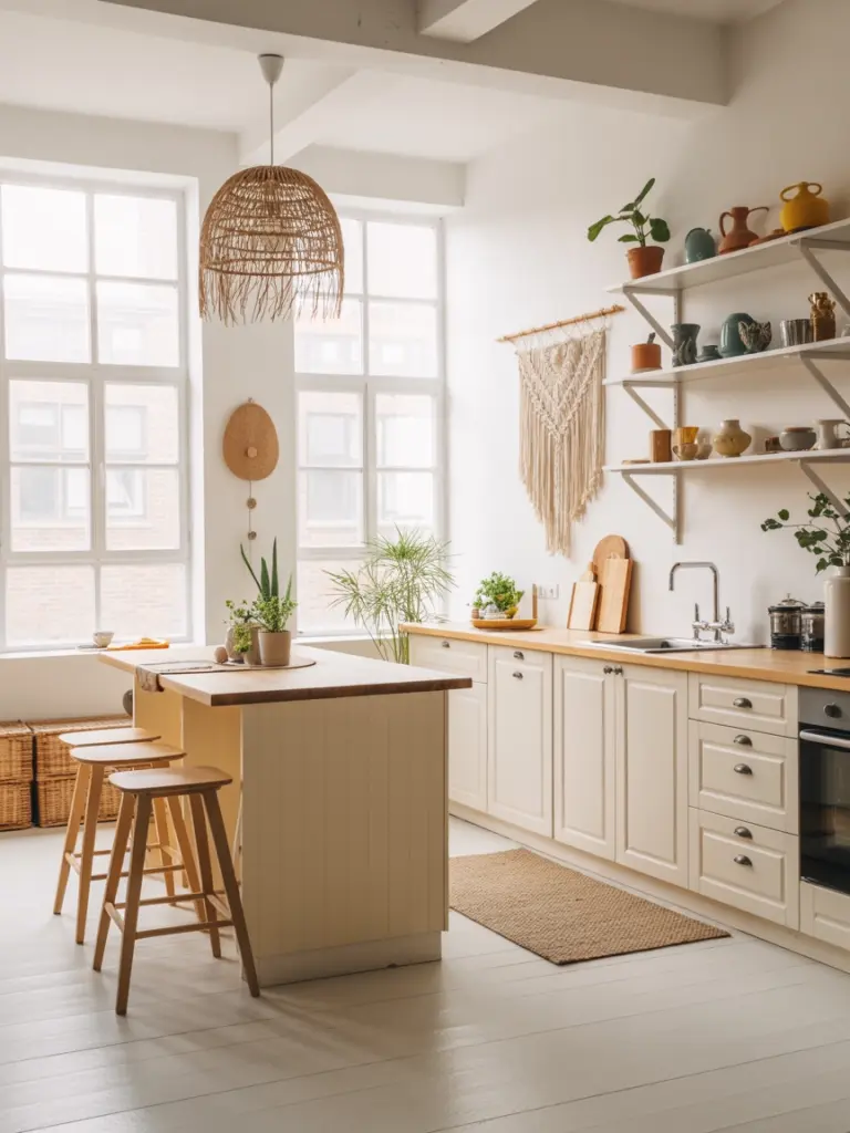 Modern Boho Kitchen 1